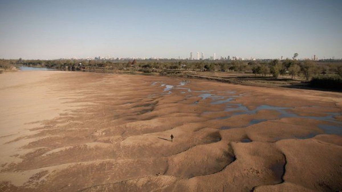 El río Paraná estaría nuevamente debajo de cero durante el verano