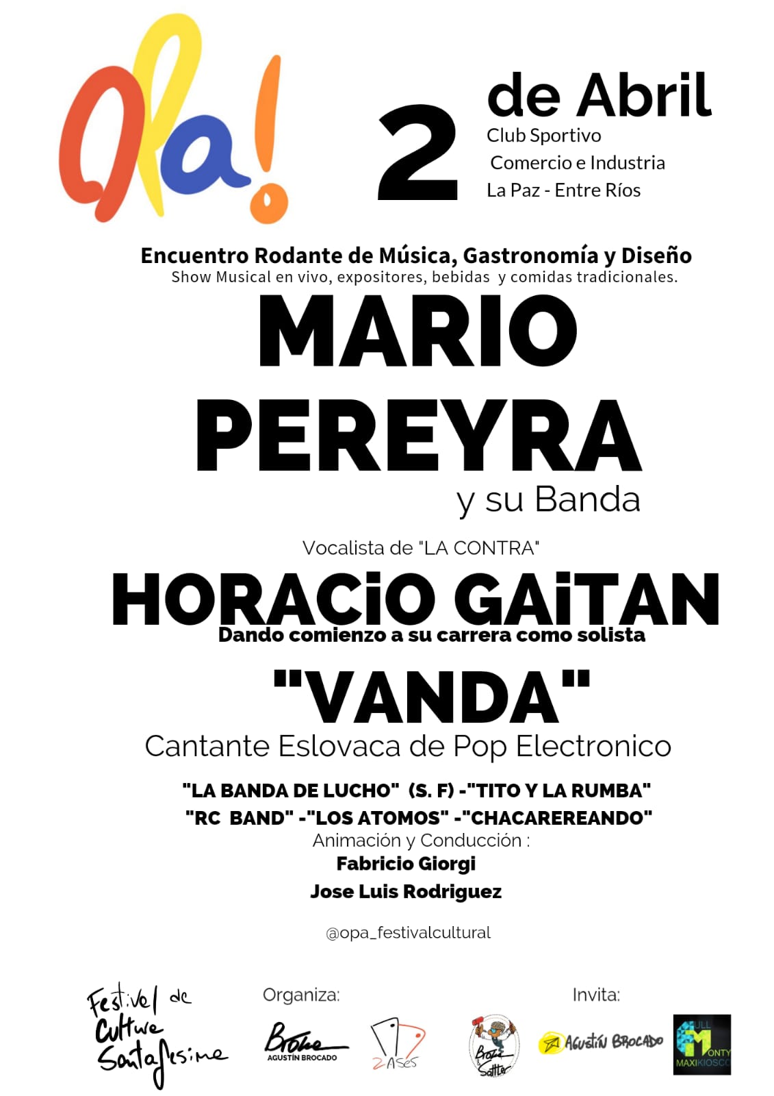 ¡Opa! Música, Gastronomía y Diseño