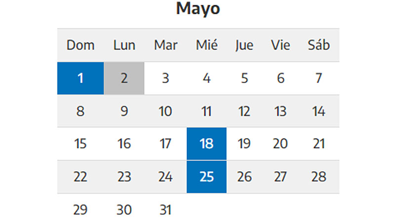 El miércoles será feriado: lo prohibido y qué está fijado para quienes trabajen