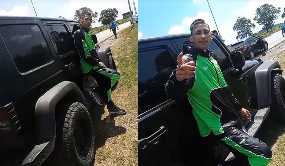 L-Gante quedó varado en plena autopista por la falta de nafta y se volvió tendencia en las redes